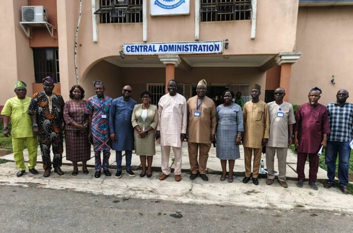 FAMILIARIZATION VISIT: TETFUND BOT MEMBER (SOUTH-WEST), SUNDAY ADEPOJU VISITS ALAYANDE VARSITY