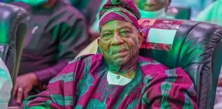 SANWO-OLU CONGRATULATES AFENIFERE LEADER, REUBEN FASORANTI AT 100