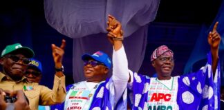 SANWO-OLU STORMS OSUN TO DRUM SUPPORT FOR APC, OYEBAMIJI